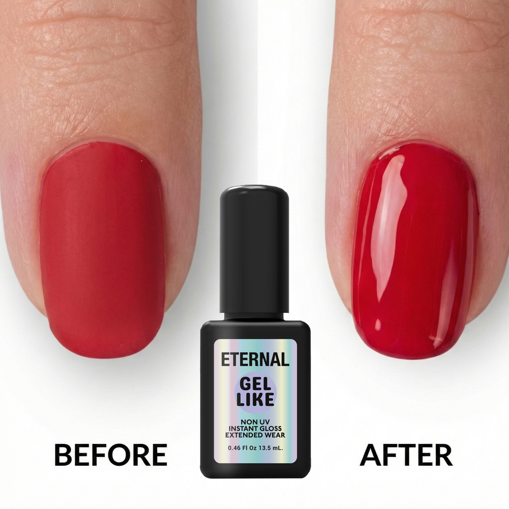 Step 2 Top Coat Gel - No UV Lamp Needed | Eternal Cosmetics