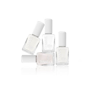
            
                Load image into Gallery viewer, Nail Polish Bottle Neutral Colors Snow Frost Blanco Tiza French Silk Cosmopolitan Color Eternal Cosmetics 13.5 ml/0.46 fl.oz
            
        
