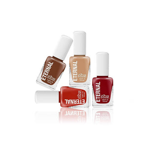 Nail Polish Bottle Nude Expresso Nude Desert Red Mahogany Bean Red Reddy Or Not Color Eternal Cosmetics 13.5 ml/0.46 fl.oz