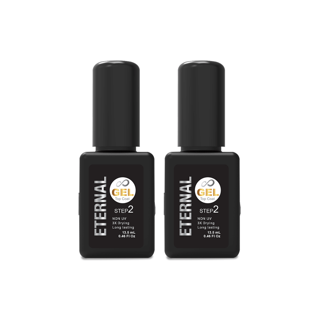 Step 2 Top Coat Gel No UV Lamp Needed Eternal Cosmetics