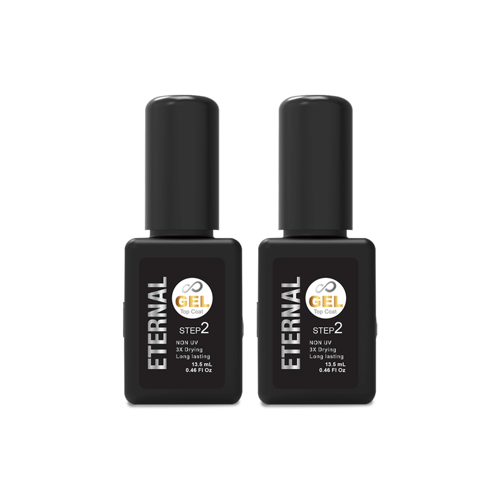 Step Top Coat Gel No UV Lamp Needed Eternal Cosmetics